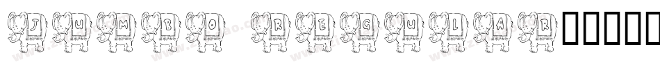 Jumbo Regular字体转换